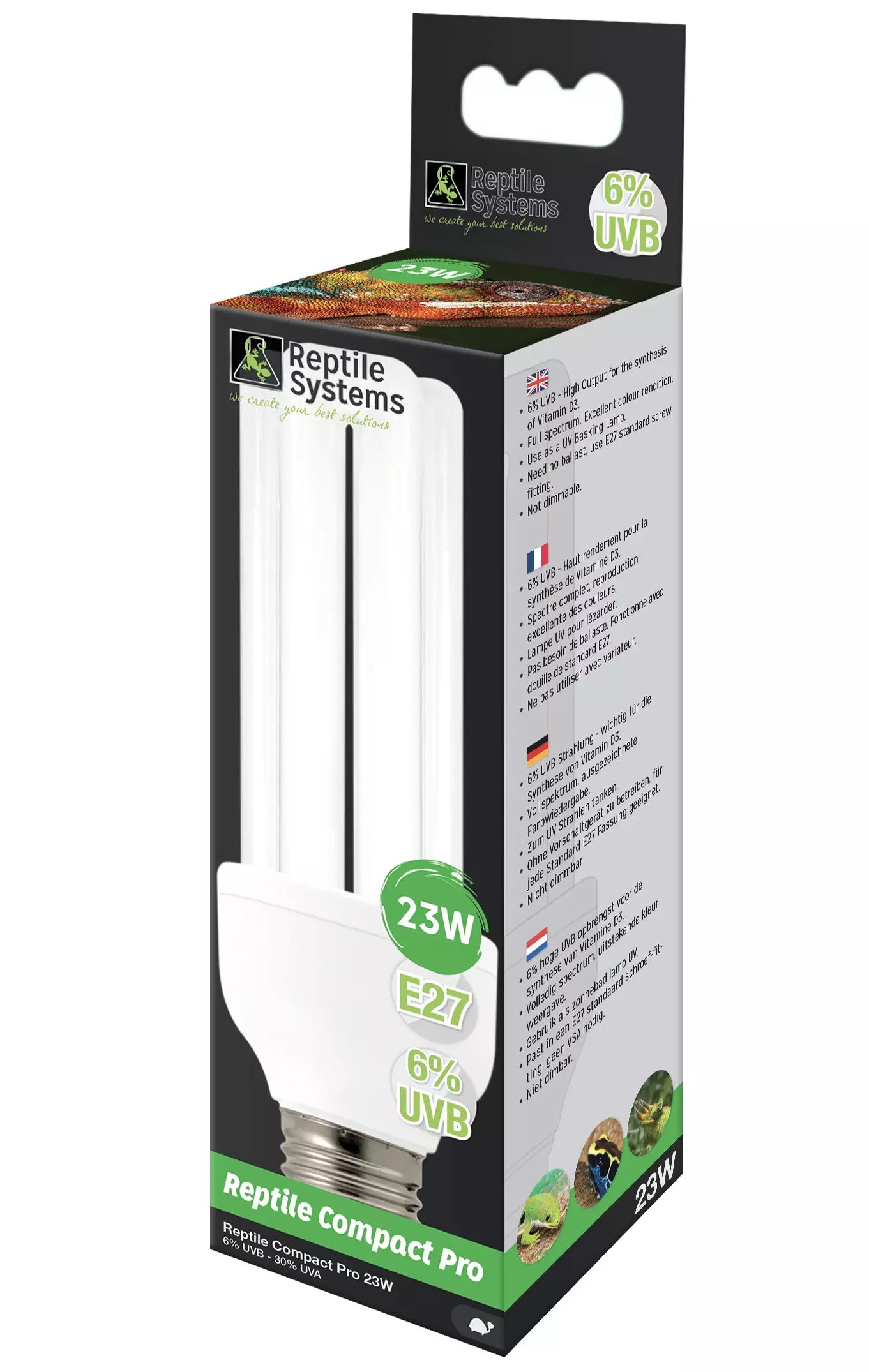 Reptile compact Pro 23W 6%UVB